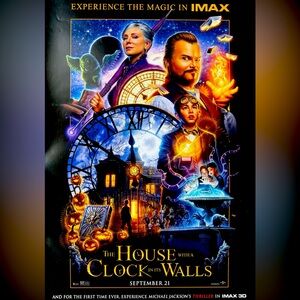The House with a Clock in its Walls IMAX 3D 2018 Promo Poster Single Jack Black